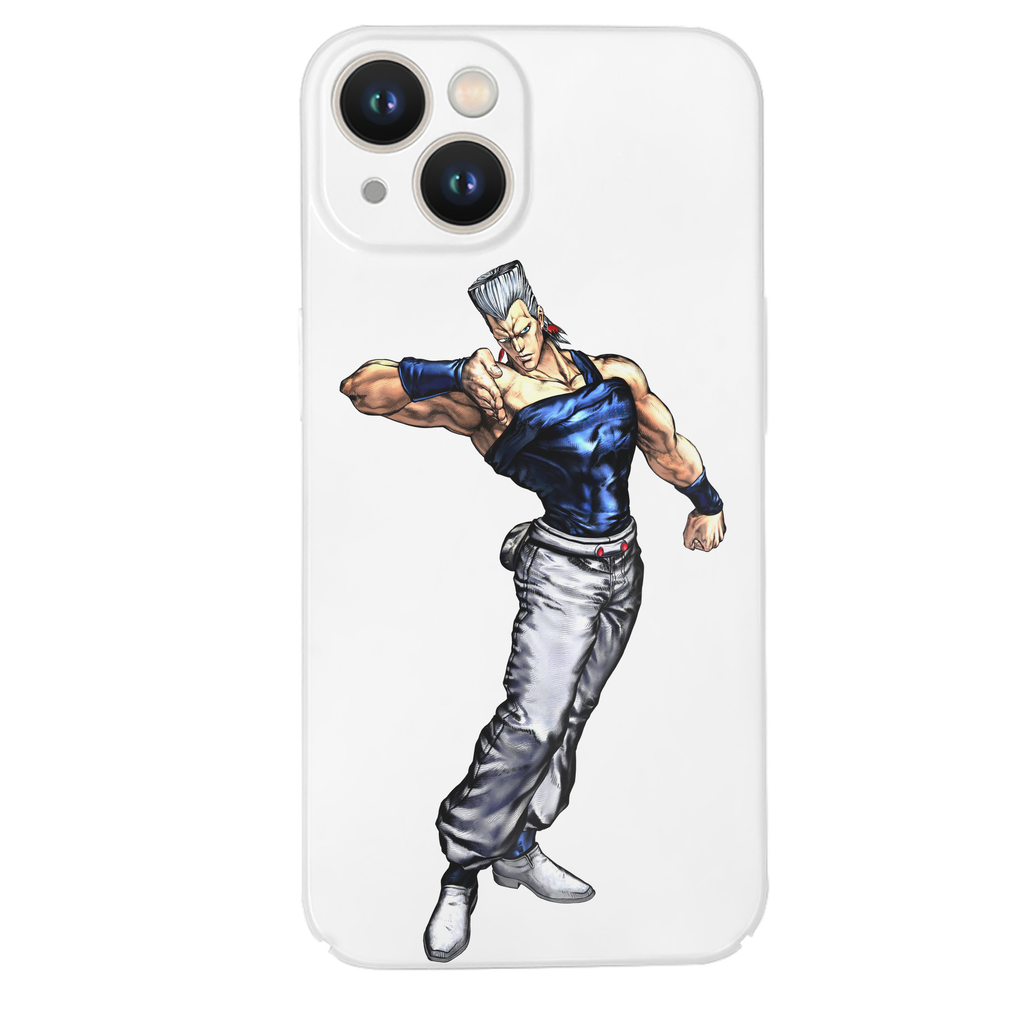 （画像用） ジョジョの奇妙な冒険 ジャン＝ピエール?ポルナレフ JoJo's Bizarre Adventure Jan Pierre Polnareff 【iPhone 14シリーズ対応】ハードケース